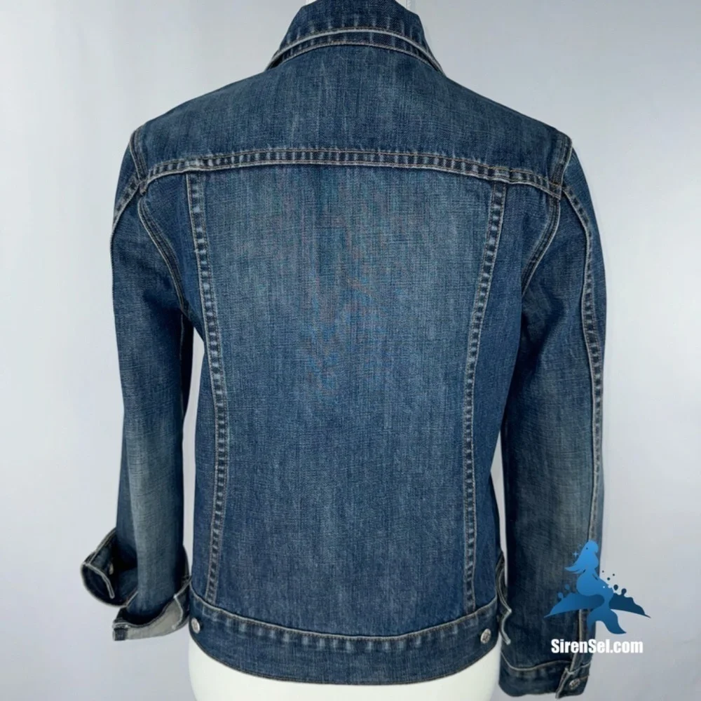 1059 J.Crew Classic Denim Jacket - S - Blue